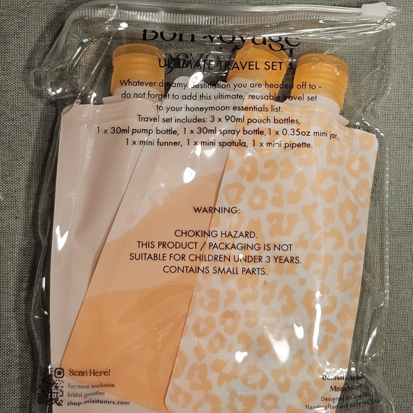 NWT - Travel Bottle Set - Picture 2 of 2